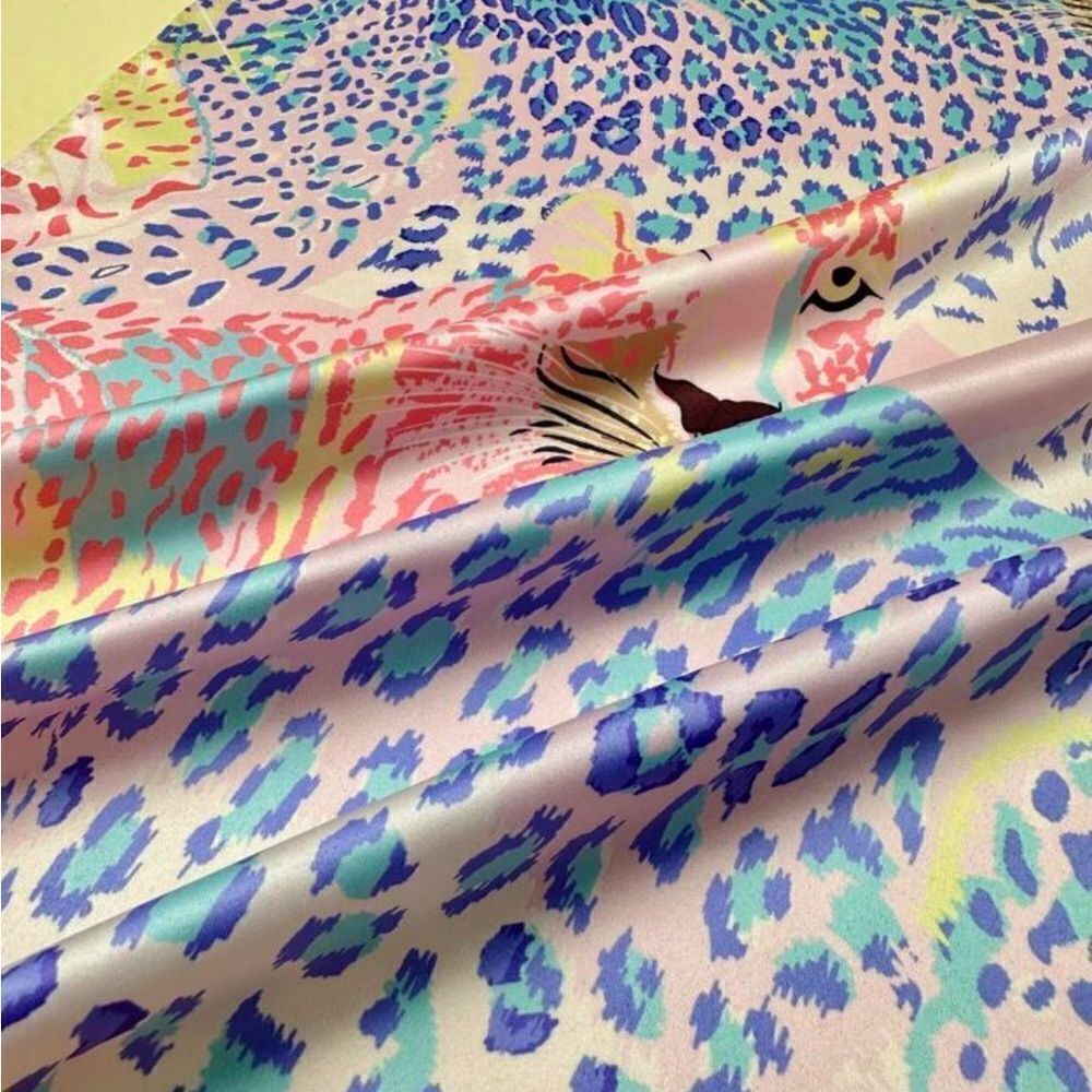 Colorful Leopard Print Scarf P33 - Picture 3 of 5